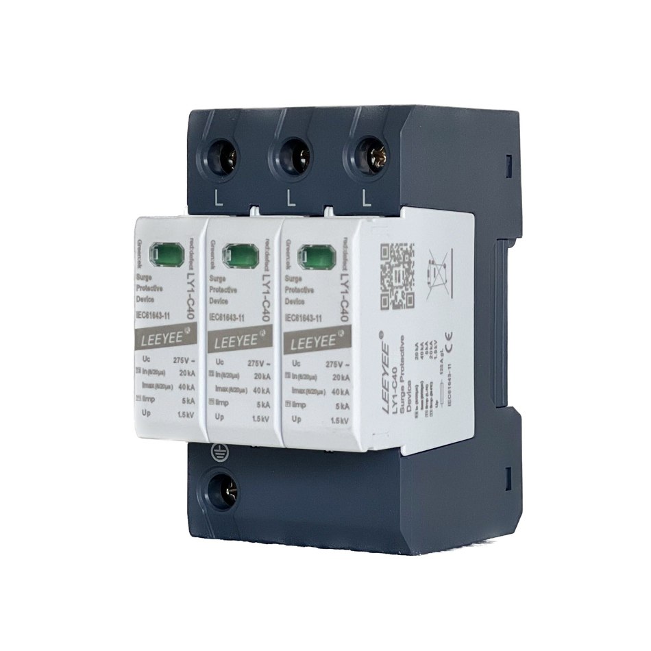 Representative AC Surge Protection Device used in a solar installation