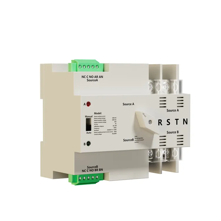 Representative Automatic Transfer Switch (ATS) used in a solar installation